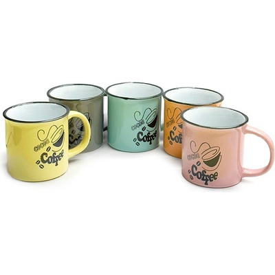 Чаша с дръжки Coffee микс (02-18580)