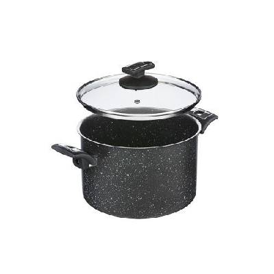 KOLIMAX BLACK GRANITEC Hrniec BLACK GRANITEC s pokrievkou, priemer 22cm, objem 5.5l