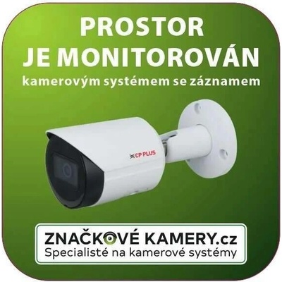 CP-PR-165 Samolepka "Prostor monitorován" (Samolepka "Prostor monitorován")