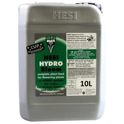 Hesi Hydro Bloom 10L - минерален тор за цъфтеж в хидропоника