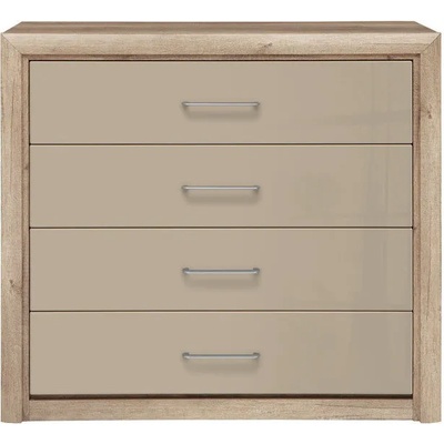 Black Red White Скрин с 4 чекмеджета Koen 2 KOM4S