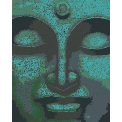 Zuty Malování podle čísel ZELENÝ BUDDHA