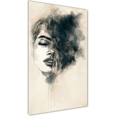 Vertikálny foto obraz sklo tvrdené Abstrakcie žena 50x100 cm
