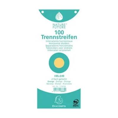 EXACOMPTA 105x240mm 100pcs/cs бежова разделителна лента P2220-1100 (P2220-1100)