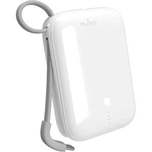PURO Power Link 10 Plus 10000mAh Преносима батерия Powerbank с вграден (PUFCBB100C2USBCWHI)