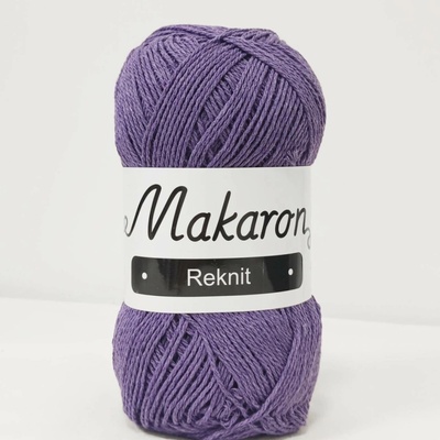 Makaron Reknit fialová 2mm