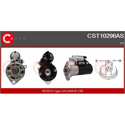 Startér CASCO CST10296AS