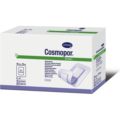 Cosmopor rychloobvaz 20 x 10 cm sterilní 25 ks