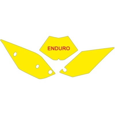 BLACKBIRD Plate Nálepky Zelená Beta RR 3B03/000008