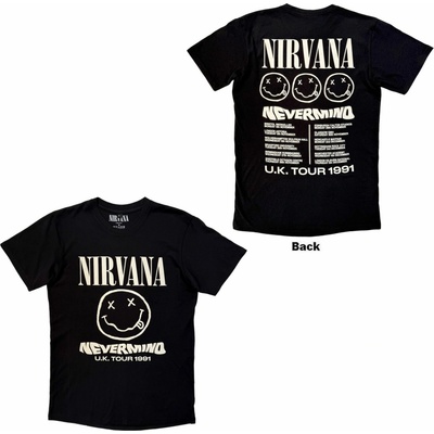 Tričko Nirvana Tour '91 čierna