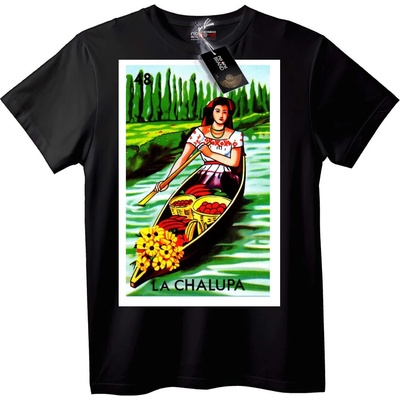 NOONEBRAND Тениска Loteria La Chalupa - 2XL, Black