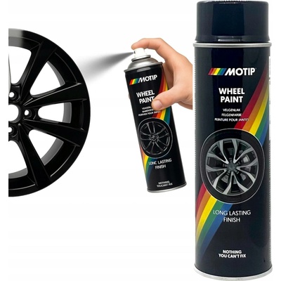 Motip lak na disky kol černá lesk 4018 500 ml