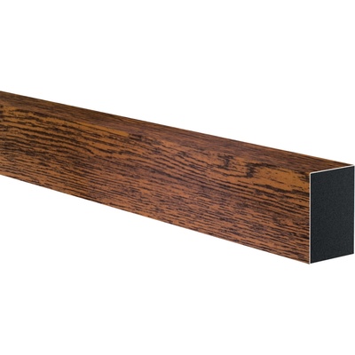 Hliníková plotová výplň 40 x 60 x 1 - 6,0 m drevo dekor TMAVÝ ORECH W01