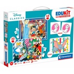 Clementoni - Puzzle Edukit Disney+ cubes+memo - 1 - 39 piese
