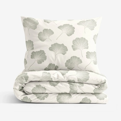Goldea bavlna obliečky listy ginkga 240x220 2x70x90