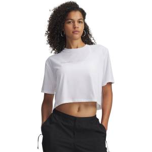 Under Armour Дамска тениска Under Armour Womens Wordmark T-Shirt - White/White