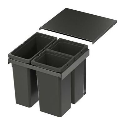 VS ENVI Flex Pro Systém na třídění odpadu KŠ 500 mm, 1×21/2×12,5 l, lávová