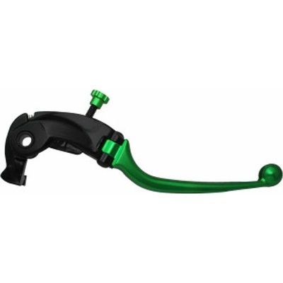 ACCOSSATO Adjustable folding lever ACCOSSATO LV020 in aluminium for Nissin radial brake master cylinder zelená
