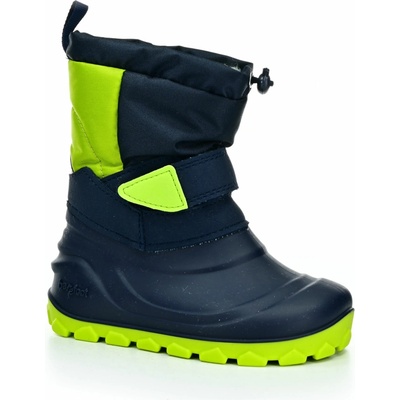 Lurchi Nik Nappa Jan navy zimné barefoot snehule