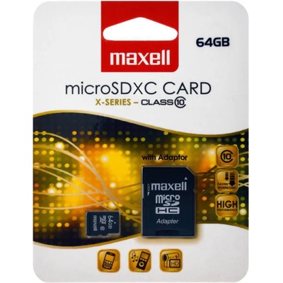Maxell microSDXC 64GB Class 10 854731.00 TW