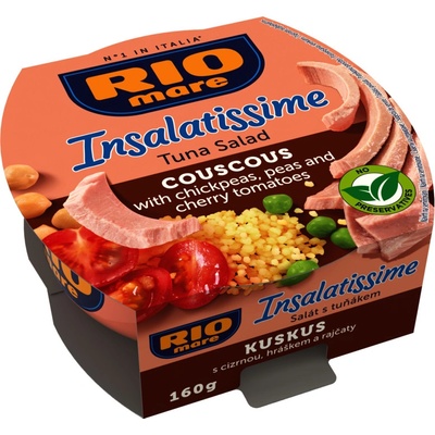 Rio Mare Insalatissime hotový pokrm z kuskusu, zeleniny a tuniaka 160 g