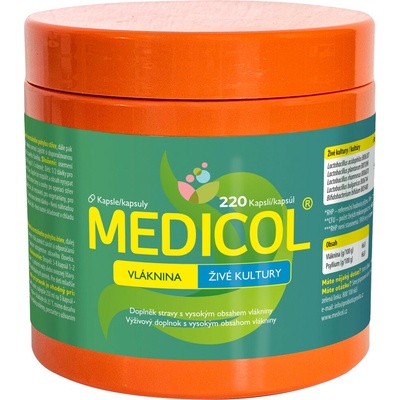 Medicol Vláknina, Živé kultúry 220 kapsúl