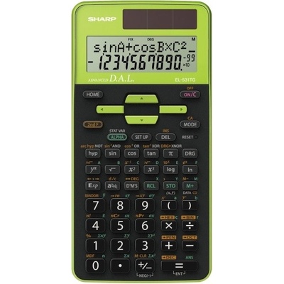 Sharp EL-531TG-GR vedecká kalkulačka 273 matematických funkcií
