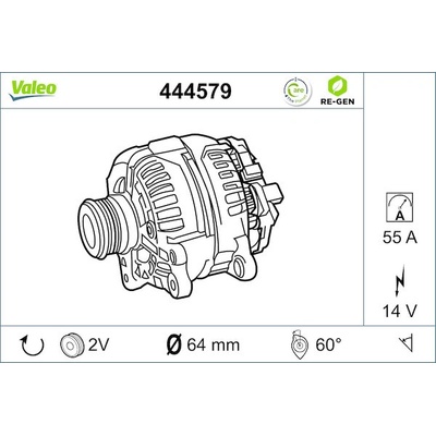 generátor VALEO 444579
