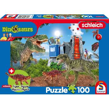 Image 1 of Schmidt Spiele Детски пъзел Schmidt от 100 части - Динозаври от праисторически времена (56462)