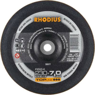 RHODIUS Brusný kotouč RS24 230 x 7,0 x 22,23 TOPline 200377
