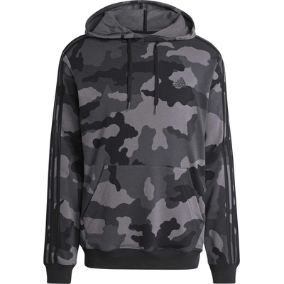 adidas Camo Hoodie tmavo sivá