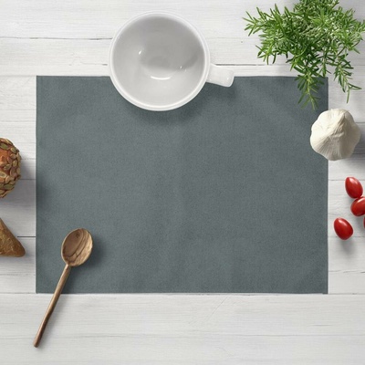 Biante Prostírání imitace broušené kůže Alcantara ALC-019 Antracitově šedé 30x40 cm