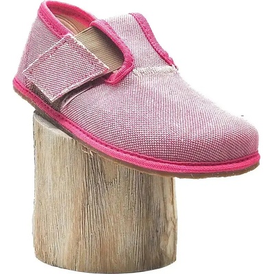 Pegres Detské barefoot papučky BF 01 Ružová