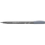 STAEDTLER Флумастер Staedtler Pigment soft Brush 372, сив 87 (31658-А-СИВ 87)