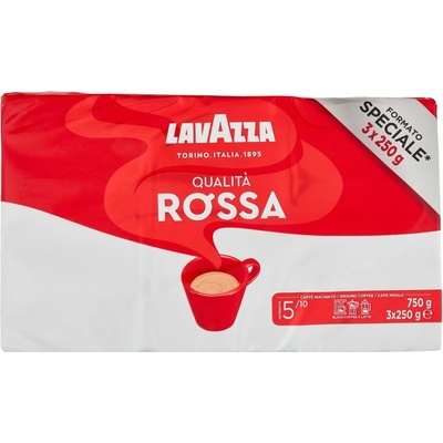 Lavazza rossa mletá 3 x 250 g