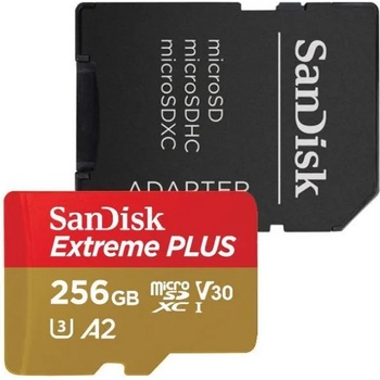 SanDisk microSDXC Extreme Plus 256GB A2 SDSQXBZ-256G-GN6MA