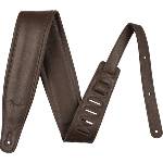 Fender 3.5 Premium Leather Brown Каишка за китара (0990622103)