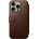 Nomad Modern Leather Folio MagSafe Case - кожен калъф (естествена кожа), тип портфейл с MagSafe за iPhone 15 Pro (кафяв)