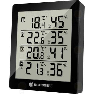 Метеорологична станция Temeo Hygro Quadro, black (73257)