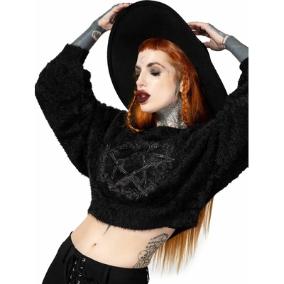 KILLSTAR дамски пуловер KILLSTAR - Winter Spirit Knit - Черен - KSRA007116