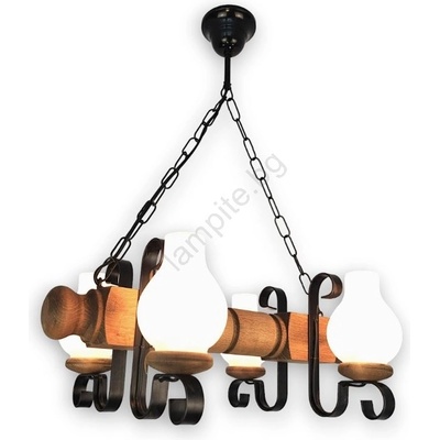 Brilagi - Пендел RUSTIC 4xE14/40W/230V бук (BG2023)