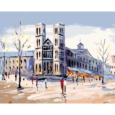 ZUTY Malování podle čísel NOTRE DAME V PAŘÍŽI 40 x 50 cm