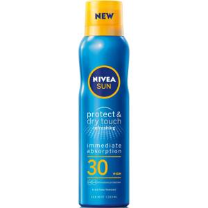 Nivea Sun Слънцезащитен охлаждащ спрей Protect & Dry Touch, SPF30, 200 ml - ozone