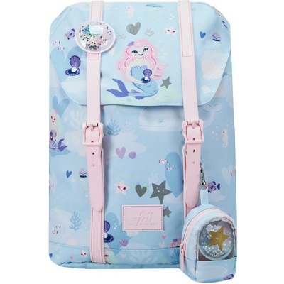 Frii of Norway FRII OF NORWAY ERGONOMICKÁ ŠKOLSKÁ TAŠKA RETRO 22 L - MERMAID LIGHT BLUE