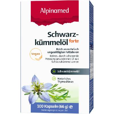 Alpinamed Масло от черен кимион forte - 100 капсули