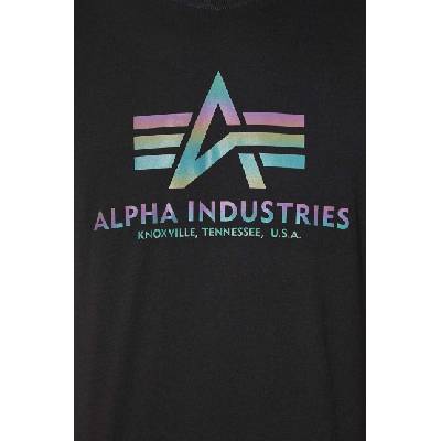 Alpha Industries Памучна тениска Alpha Industries в черно с принт (100501RR.03)