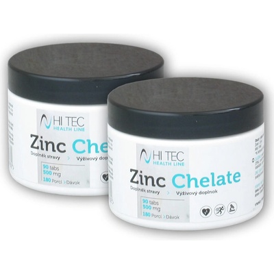 HiTec Nutrition Health Line Zinc chelate 500 mg 2 x 90 tablet
