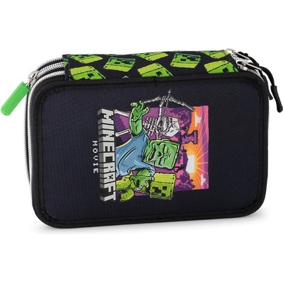 Minecraft Ученически несесер с 3 отделения Minecraft Movie (73537)