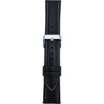  Кожена каишка Nappa Texture (ширина 22mm) за Huawei Watch GT 5 46mm, черен