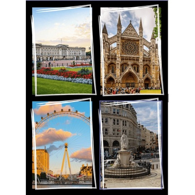 Fotokniha online. Skvělá akce na fotoknihu A4 na výšku a desky modré - moderní černý motiv